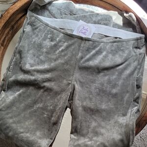Velvet Green/Gray Rodeo Pants